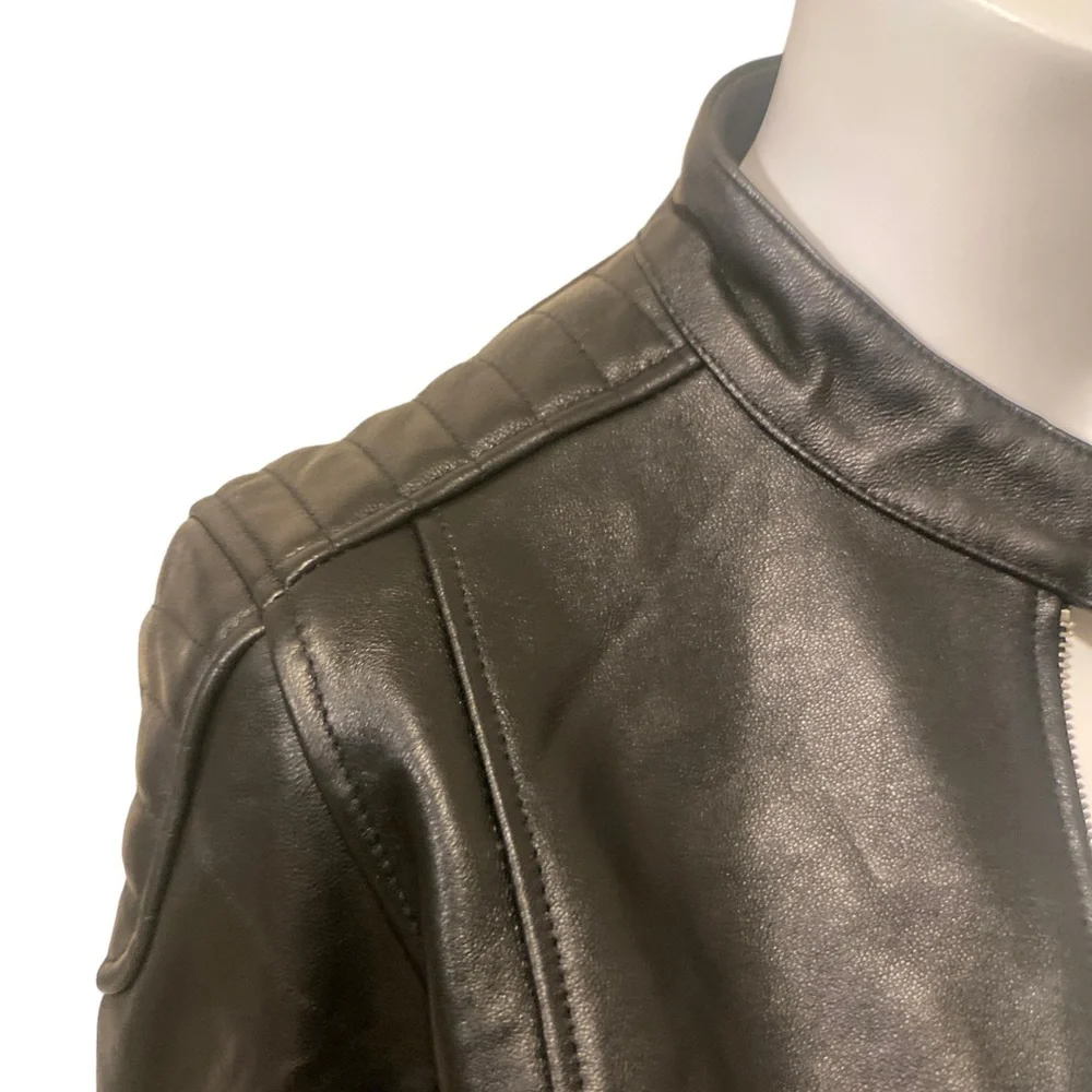 NWT WILLIAM RAST Moto Style Leather Jacket, size Medium - Picture 4 of 16